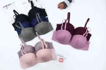 Push Up Bra Full Cup Big Size Bra 36-46 B C Cup Wireless Bras Lace