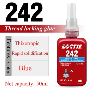 Loctite 243 Threadlocker, Glue Super Glue 50ml, Glue Screws Threads