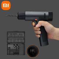 Xiaomi Mijia ชุดไขควงไฟฟ้าแบบไม่มีแปรงถ่านเครื่องชาร์ทไฟสารพัดประโยชน์24บิตเหล็ก30nm แรงบิด3โหมด-รีโมทคอนโทรลอัจฉริยะ