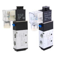 QDLJ-Air Directional Control Solenoid Valve 4v210- 08 Solenoid Air Valve 2 Position 5 Port Pneumatic Control Valve Fittings