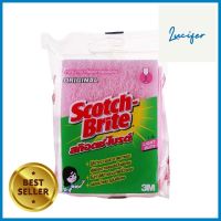 ฟองน้ำพร้อมใยขัด SCOTCH-BRITE LIGHT DUTY 3x4นิ้ว สีชมพูSCOURER SPONGE SCOTCH-BRITE LIGHT DUTY 3X4IN PINK **ลดราคาจัดหนัก **