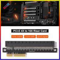 PCI-Express การ์ดอะแดปเตอร์สำหรับ4X เป็น16X ตัวแปลงไรเซอร์การ์ดตัวผู้-ตัวเมียแบบ4X