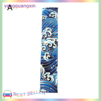 yangguangxin ญี่ปุ่น Ukiyo-E SHORT Plush Seat Belt ครอบคลุมแผ่นไหล่รถ1ชิ้น