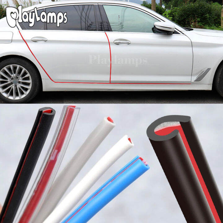 5 meters Car Door Protection Rubber Transparent Strip Car Door