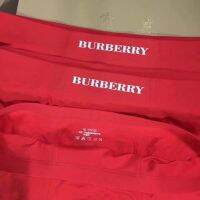 Burberry ers ชุดชั้นในสีแดง Boutique Series Men S Scarlet Panties Silky Breathable And Comfortable Year Of Birth! ทันสมัย!