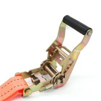 6 Meters Car Motorcycle Bicycle Luggage Lashing Ratchet Tie down Strap with Steel Buckle Tension Rope Polyester Belt