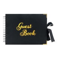 Wedding Guest Book,Guest Book Wedding Reception for Guests to Sign,Sign in Book for Funeral,Graduation,Baby Shower