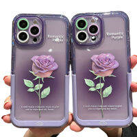 เคสโทรศัพท์ไล่ระดับสีกุหลาบเข้ากันได้กับ Iphone 14/13/12/11ซีรีส์ซอฟต์เชลล์ฝาครอบป้องกัน