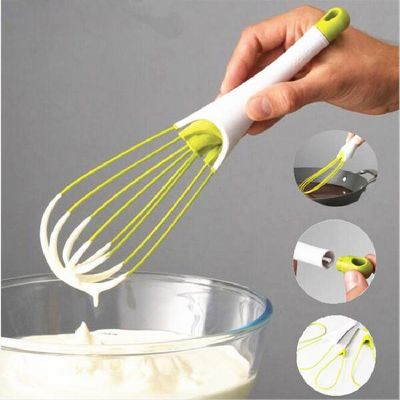 Handle Egg Beater Hand Push Tool Home Whisks For Cooking Blending Beating Stirring Portable Detachable Manual Mixer Easy Clean