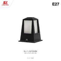 SL LIGHTING | โคมไฟหัวเสา ขนาดเล็ก สำหรับติดตั้งภายนอก รุ่น SL-11-5275S/BK