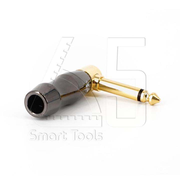 palic-phone-6-35-mono-stereo-male-plug-ทองแดงชุบทอง-gold-plated-ขนาด-8mm-มีทั้งแบบตรง-และแบบ-l-type-ราคาต่อตัว