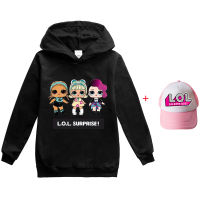 [ในสต็อก] L-Ol Surprise ตุ๊กตาสาวฤดูใบไม้ร่วงผ้าฝ้ายผสมการ์ตูนเด็ก Hoodies ชายหญิงอะนิเมะแฟชั่นเด็กเสื้อผ้า Hoodies แขนยาว