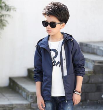 2022-children-outerwear-kids-sporty-solid-color-jackets-double-deck-waterproof-windproof-boys-jackets-for-5-15-years-old-2colors
