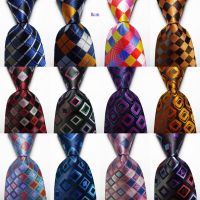 New Fashion Paisley Tie Men 39;s 9cm Silk Necktie Set Purple Black Gold Blue JACQUARD WOVEN 100 Silk Men 39;s Tie Necktie