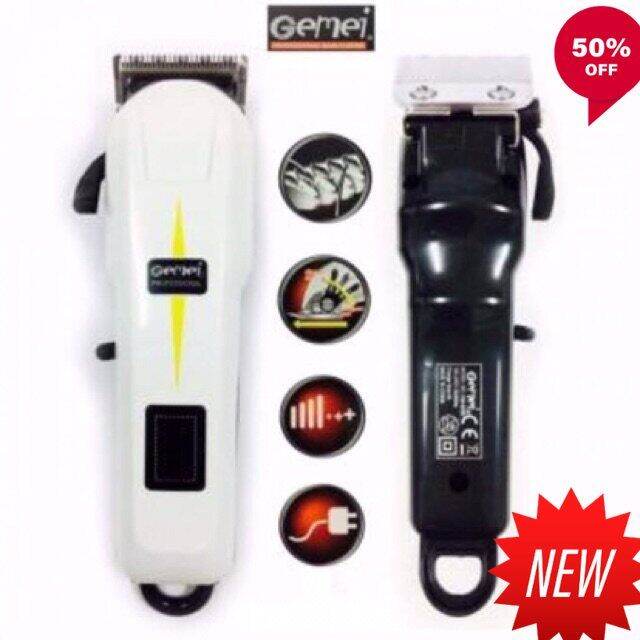 สินค้าพร้อมส่ง-ปัตตาเลี่ยนไร้สาย-gemei-รุ่นgm-6008-professional-hair-clipper-white-อุปกรณ์-จัดแต่งทรงผม