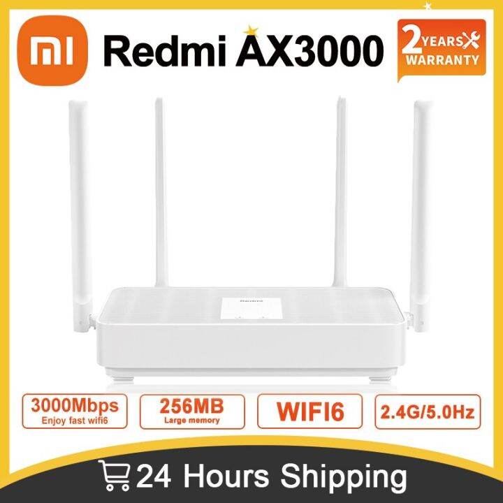 Xiaomi Redmi AX3000 Router 2.4Ghz Dual-Band 5G Wireless Gigabit Wifi6 ...