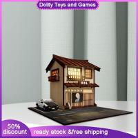 Dolity 1:64อู่รถยนต์ Diorama แบบ DIY สำหรับการจัดวางเค้าโครงฉากขนาดเล็ก