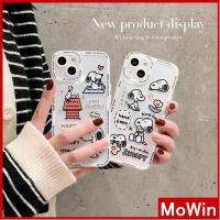 Mowin - เข้ากันได้สำหรับ เคสไอโฟน เคส iPhone เคสซิลิโคนแบบใส เคสใสขอบเหลี่ยมมุมกล้องแองเจิลอายเต็มรูปแบบการป้องกันการกระ