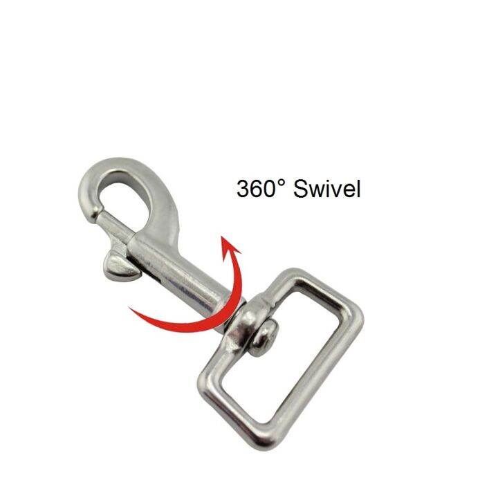 2pcs-316-stainless-steel-diving-swivel-snap-hook-59mm-66mm-73mm-80mm-length-heavy-duty-stainless-steel-swivel-eye-bolt-snap-hook