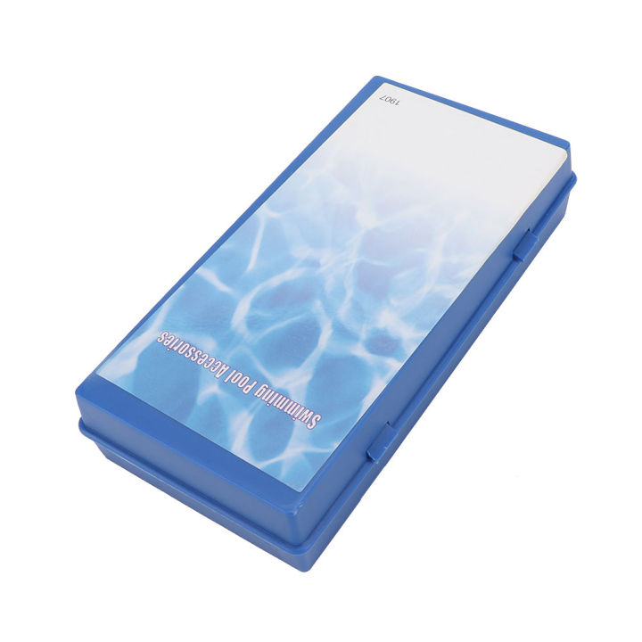 ชุดทดสอบพีเอชคลอรีนชุดอุปกรณ์ทดสอบค่า-ph-ในสระวัดคุณภาพน้ำกล่องอุปกรณ์เสริมสำหรับกล่องทดสอบพีเอชสระว่ายน้ำ