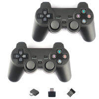 M8 ที่จับเกมคอนโซล 2.4G การเชื่อมต่อไร้สาย PS2 จอยสติ๊กทีวีไร้สาย