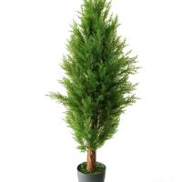 【DT】 hot  Plantas Artificiales Para Decoracion 10x Artificial Pine Cypress Leaves Branch Simulation Home Micro Landscape Decor Fall Decor