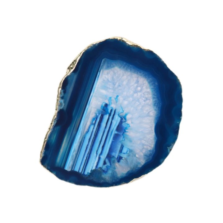 2pcs-agate-slice-blue-agate-coaster-teacup-tray-decorative-design-stone-coaster-gold-edges-home-decor-gemstone-coaster