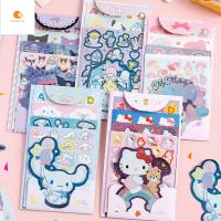 OPHOKJK Kawaii มายเมโลดี้ Cinnamoroll สติกเกอร์ตกแต่ง ของขวัญนักเรียน Deacls สมุด ชุดสติ๊กเกอร์การ์ตูน การตกแต่งบัญชีมือ สติ๊กเกอร์อะนิเมะญี่ปุ่น เครื่องเขียน stickey