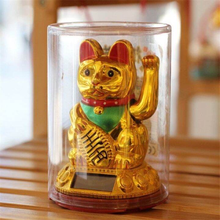 ☁LUCKY CHARMS MANEKI NEKO CAT ( EACH ONLY ) SOLAR FIGURINE | Lazada PH