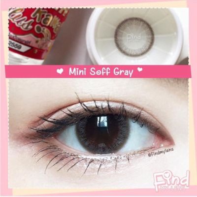 Mini Soft (Brown, Gray ) /Kitty Kawaii​ คิตตี้ คาวาอิ สีน้ำตาล/สีเทา คอนแทค​เลนส์ contactlens