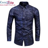 Cozy ใหม่ผู้ชายเสื้อเชิ้ตชายนุ่มแนะสวมสบาย Slim Fit สไตล์แขนยาว Cal