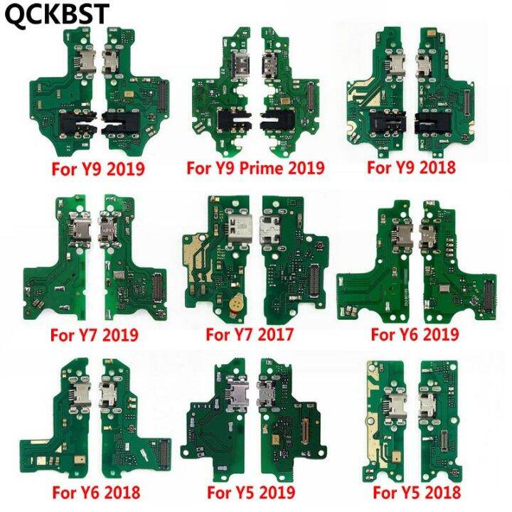อุปกรณ์ชาร์จพอร์ตยูเอสบีใหม่แท่นชาร์จการซ่อมบอร์ดและไมโครโฟนสำหรับ-y9-huawei-y7-y6โปร-y5นายก2019-2018-2017