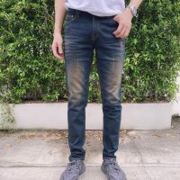 JUST JEANS Mens Skinny Denim  สกินนี่สีบลูอกสนิม ยีนยืด สวมใส่สบาย เป้าซิป  Size 28-42 รับชำระปลายทาง