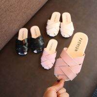 Komfyea（26-36）fashion girl flat bottom Slippers