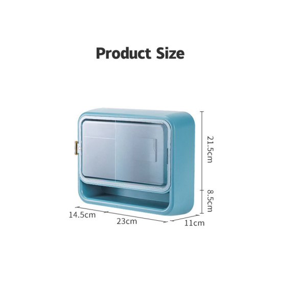Ks hộp đựng mỹ phẩmkệ để đồ phòng tắm gia dụng dung tích lớn chống bụi đục - ảnh sản phẩm 3