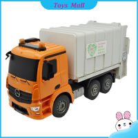 2.4g Remote Control Garbage Truck Toy Simulation Charging Cleaning Engineering Sanitation Vehicle Model Gifts For Boys Children