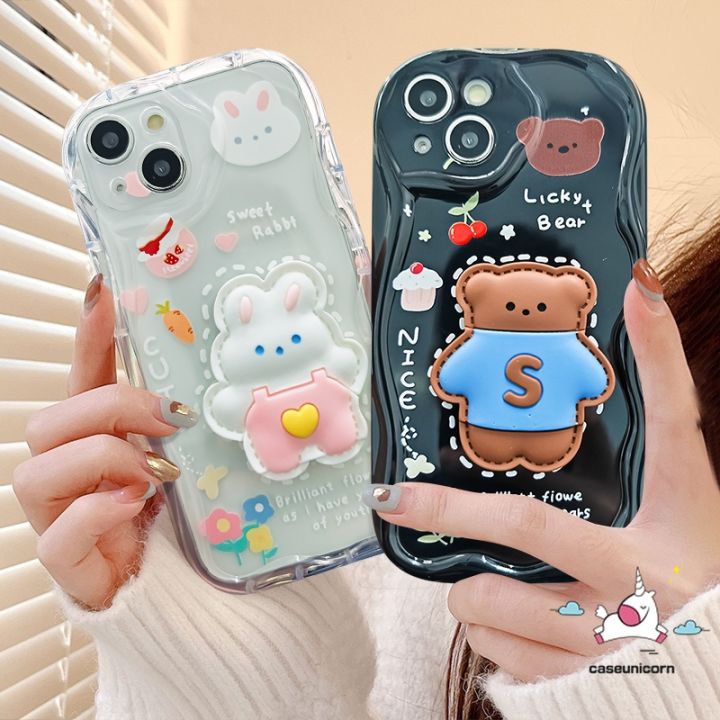 เคสโทรศัพท์การ์ตูนหมีตุ๊กตาน่ารัก3มิติสำหรับ-infinix-ร้อน9-12-8-10-30-20-11เล่น30i-10lite-8-9-smart-5-6plus-6-7-note-12-g96เส้นขยุกขยิกที่น่ารัก3d-ขอบโค้งงอ-tpu-แบบนิ่มเคส