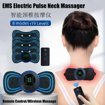 EMS Neck Massager Mini Cervical Back Muscle Pain Relief Patch