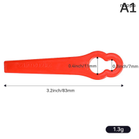 ✨[nappa] 10ชิ้นใบมีดพลาสติกสำหรับฟอร์ลดิโฮเฟอร์สำหรับเครื่องเล็มหญ้า18 Li ใบมีดตัด