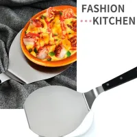 Stainless Steel Pizza Spatula Grip Handle Hanging Hole Kitchen Baking Tools