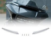 แผ่นกระจกบังลมด้านข้างแยกรถจักรยานยนต์สำหรับ Harley Touring Road Glide พิเศษ FLTRXS FLTRX อัลตร้า FLTRUSE CVO FLTRUSE 2015-2023 22