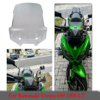 รถจักรยานยนต์อุปกรณ์เสริมสำหรับ Kawasaki Versys 650 1000 LT Deflectors ลมกระจกกระจก2012 2013 2014 2015 2016 2017 2018 2019 2020 2021