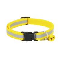 Adjustable Reflective Pet Collar Safety Release Buckle with Bell for Cat Dog