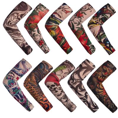 2PCS Arm Sleeves for Men Women Seamless UV Sun Protection Cooling  Tattoos Sleeves For Cycling Fishing Golf Arm Guard Sleeves