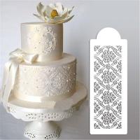 Cake Decorating Tool Damask Lace Border Cake Side Cupcake Stencil Sugar Craft Decoration Mould Baking Tool Kitchen Accessories Bread  Cake Cookie Acce