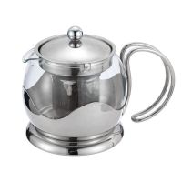 Glass Teapot with Removable Infuser Tea Kettle Blooming Loose Leaf Tea Maker Set Glass Teapot