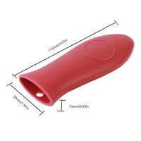 Hot Holder Heat Protecting Silicone Cover Hot Skillet Handle Cover Holder Assist Pan Handle Cover Pot For Frying Pans Griddles