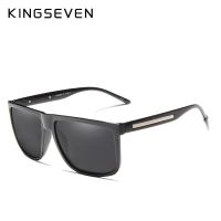 KINGSEVEN แว่นตากันแดดสำหรับผู้ชาย,แว่นกันแดดโพลาไรซ์ดีไซน์วินเทจ TR90กรอบสี่เหลี่ยมสำหรับขับรถ UV400