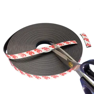 Strong Flexible Magnet Strip Self Adhesive Magnetic Tape Rubber Magnet Tape  Lenght 39.37inch