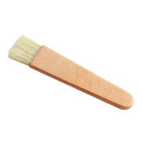 Baking Cooking Bristle Pastry Flat Round Handle Barbecue Household Brush